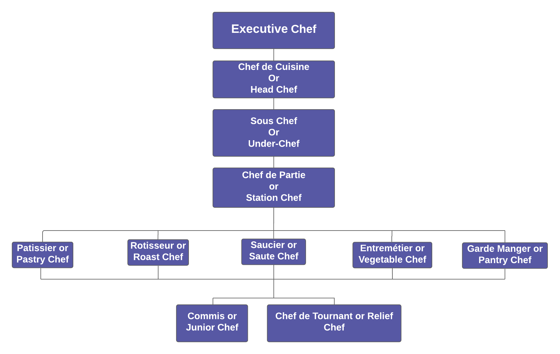 Chef Hierarchy  What Are The Types Of Chefs Infographic 1 